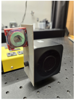 CLiDA LiDAR and rotating-object test setup